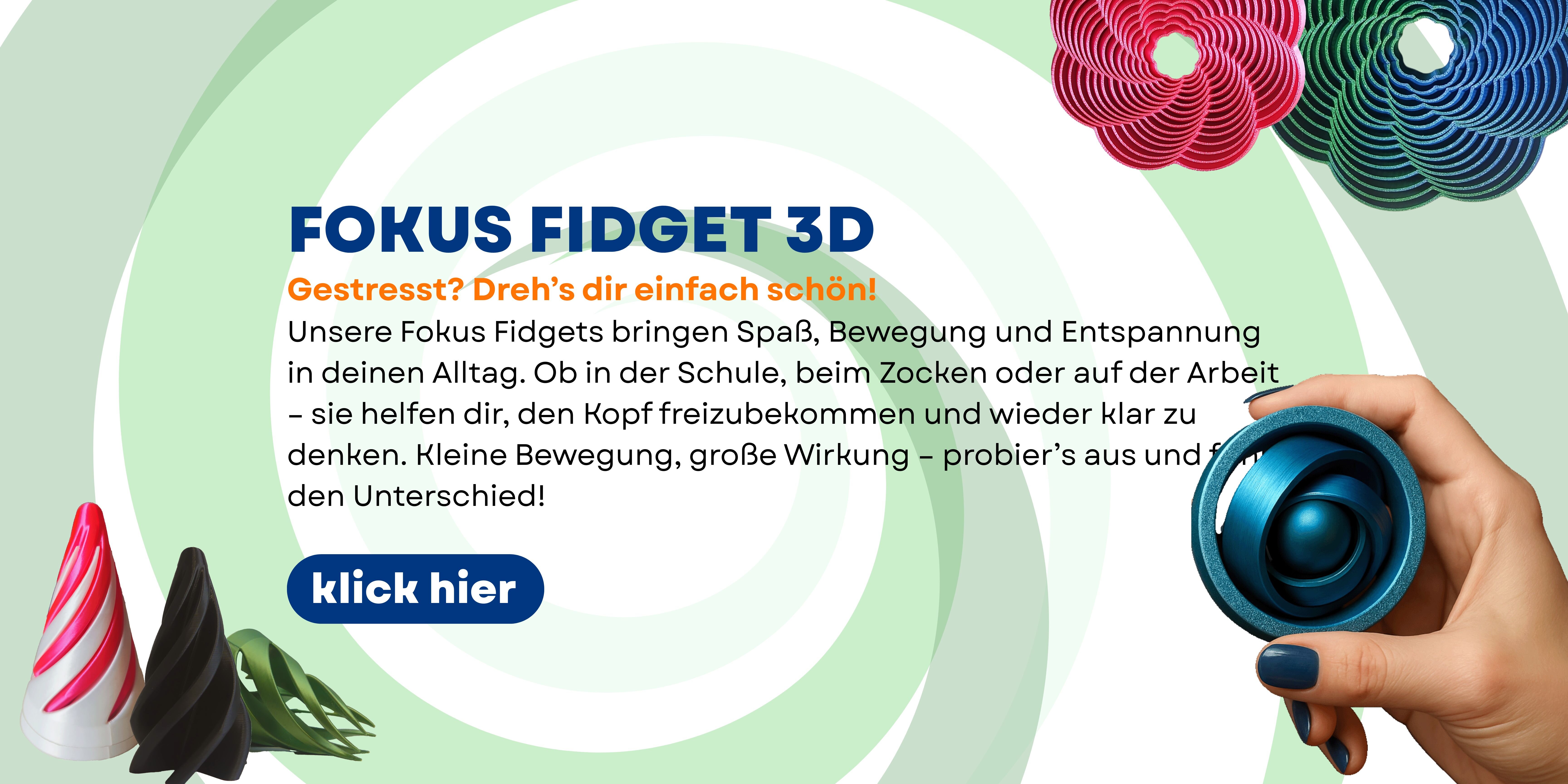 Werbung Fokus Fidget